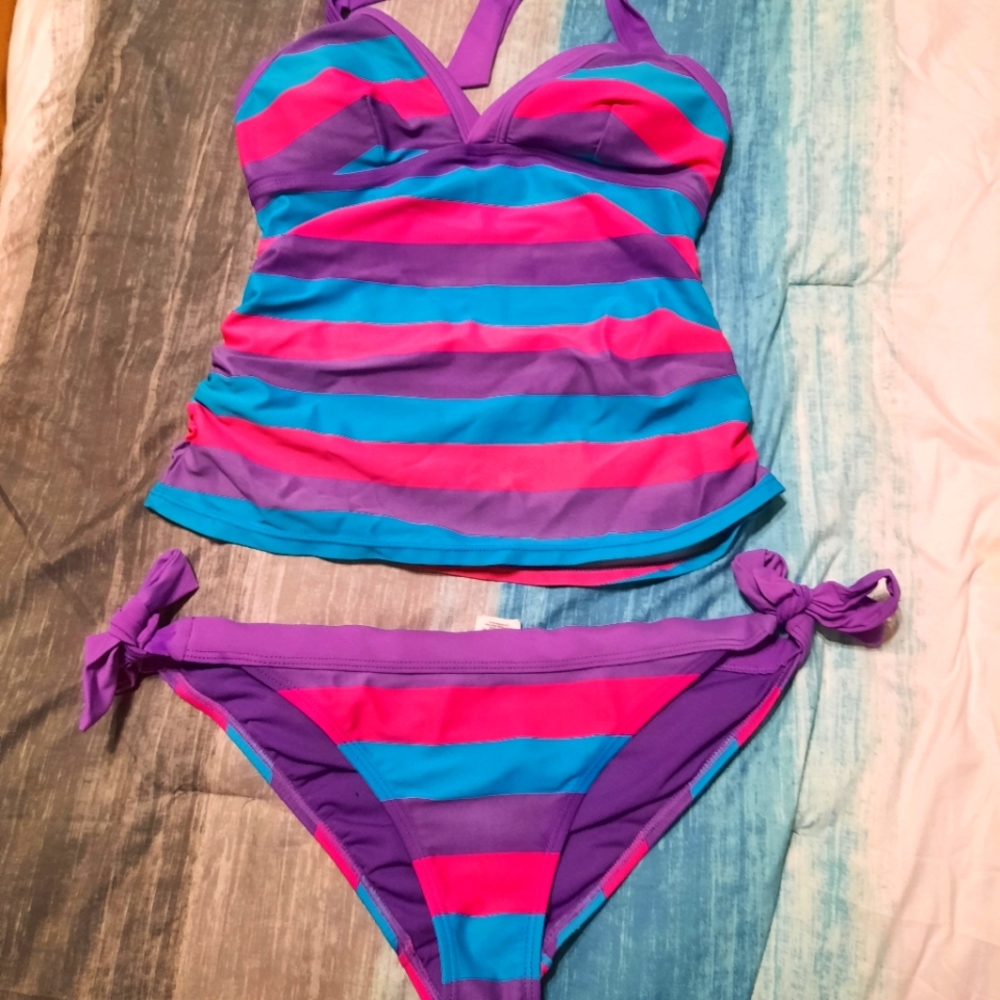 Women's Md Joe Boxer 2 pc bathing suit